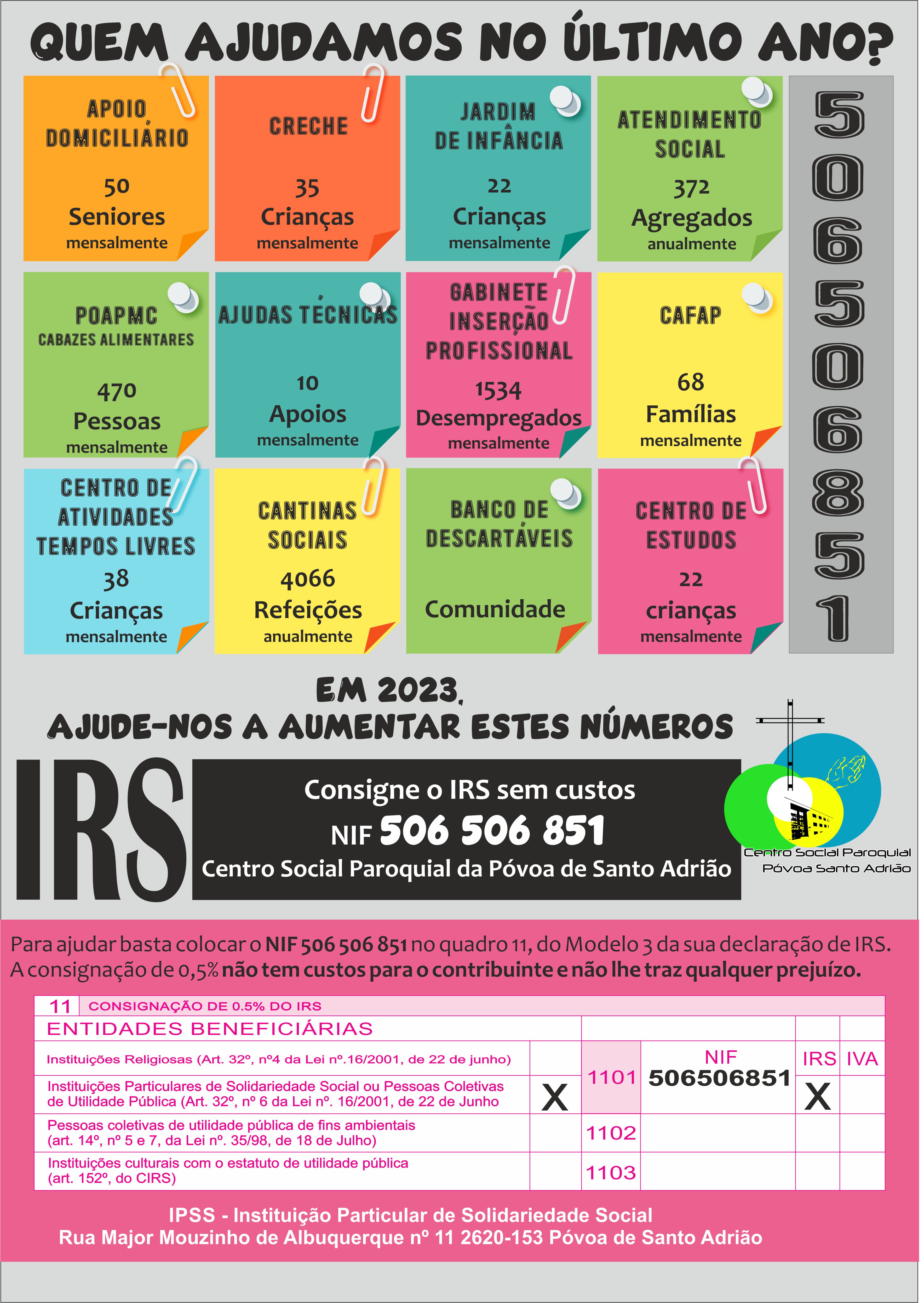 IRS cartaz 2023